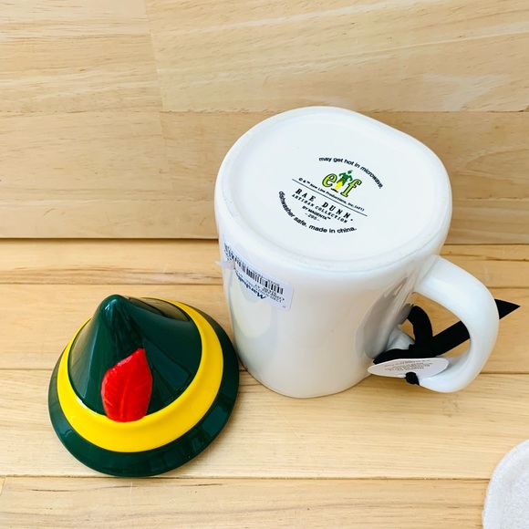 Rae Dunn PAPA ELF with hat topper mug - Picture 12 of 12